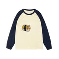Casual Cute Style Raglan Long-Sleeve